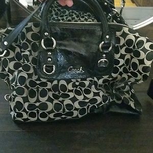 Signature black Coach bag